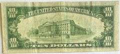 $10 North Africa Emergency Issue 1934A Silver Certificate.