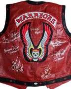 The Warriors Movie Cast Autographed Leather Vest Exact Proof ACOA