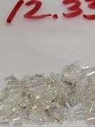 Collector's! 12.33 ctw natural very fine mixed tapered baguettes diamonds