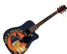 Warren Haynes Autographed Allman Brothers Custom 1/1 Graphics Guitar ACOA