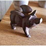 Cast Iron Flying Pig