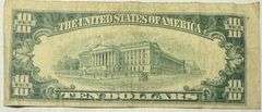 $10 1953B Silver Certificate