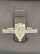 G.I.A CERTIFIED DIAMOND SET IN AN ENGAGEMENT RING