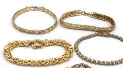 Vintage 925 sterling silver group lot of 5 bracelets