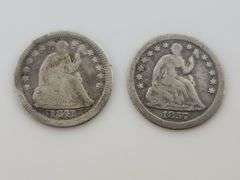 1841-O & 1857-O Half Dimes