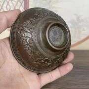 Lotus & Double Fish Copper Bowl