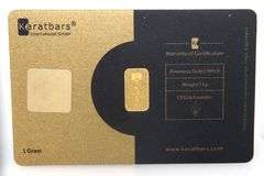 1 Gram karat bar