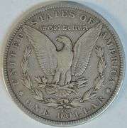 Handsome 1890-CC Morgan Silver Dollar. Nice