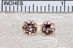 Soft, Sparkling Natural Morganite Pair