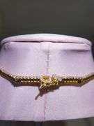 14K White Gold over Sterling Silver Diamond and Opal Necklace
