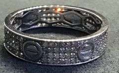 MEN’S 14K WHITE GOLD NATURAL DIAMOND WEDDING BAND