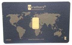 1 Gram karat bar