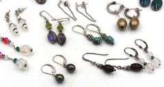 Group lot of 925 sterling silver earrings
