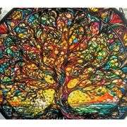 Tree of Life Stained Glass Suncatcher