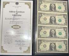 World Reserve Monetary Exchange 2009 $1 FRN Set.
