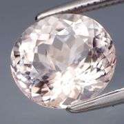 Superb 2.55ct high fire VS platinum pink Morganite