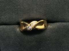 MEN’S 14K YELLOW GOLD NATURAL DIAMOND WEDDING BAND