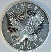 Superb Prooflike 5 Troy Oz Sunshine Mint pure Silver round