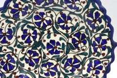 Hand made wall hanging Ceramic decorative plate
