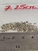 Very nice collection of 7.25 ctw natural white Diamonds