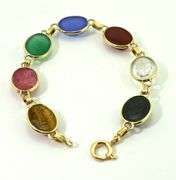 Ever-Popular Vintage 14K Yellow Gold Scarab Bracelet
