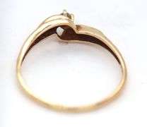 10kt Yellow gold diamond ring
