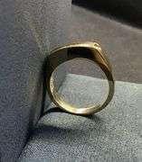 MEN’S 14K YELLOW GOLD NATURAL DIAMOND WEDDING BAND