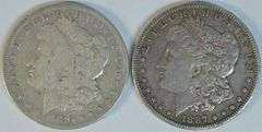 Scarce 1886-S and 1887-S Morgan Silver Dollars