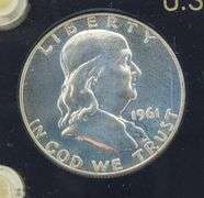 1961 United States Proof Set In Capital Plastics Holder