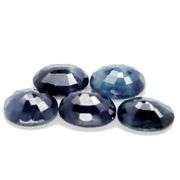 Heated Only! Heavy 7.12ct navy blue Sapphire set!