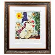 Les Maries De La Tour Eiffel by Chagall (1887-1985)