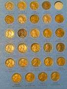 Mostly Complete Lincoln Set 1909-1940.