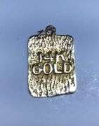 14K YELLOW GOLD PENDANT