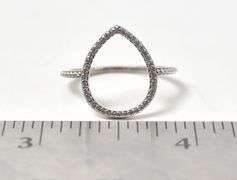 CZ Gemstone Ring in Sterling Silver