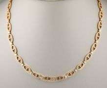 10ctw Diamond Mariner link w/ Diamond separating