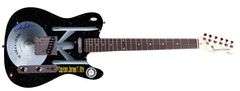 William Shatner Autographed Star Trek U.S.S. Enterprise Custom Graphics Guitar ACOA