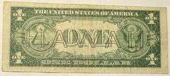 $1 1935A Hawaii Overprint Emergency Issue Silver Certificate.