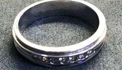 MEN’S 14K WHITE GOLD NATURAL DIAMOND WEDDING BAND