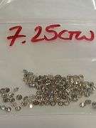 Very nice collection of 7.25 ctw natural white Diamonds