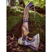 Viking Bearded Axe with 19 Inch Rosewood Handle
