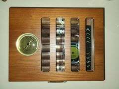 Cedar Wood Cigar Humidor Box with Lock