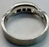 14K White Gold Princess Cut Diamond Ring