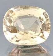 Striking 7.02ct high fire champagne Beryl
