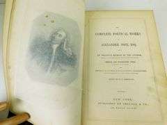 1850's Complete Poetical Works of Alexander Pope