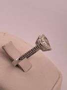 G.I.A CERTIFIED DIAMOND SET IN AN ENGAGEMENT RING