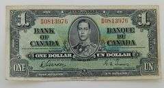 1937 Bank Of Canada, Un Dollar