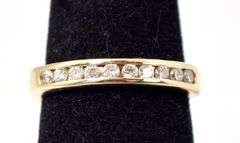Darling Diamond Band Ring in 14K Yellow Gold