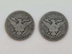 1906 & 1907 Barber Half Dollar, Circulated
