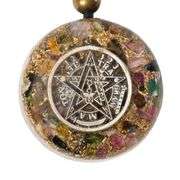 Orgone and Black Tourmaline Protection Pendant