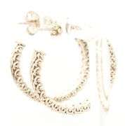 Tiffany & co somerset mesh hoop earrings